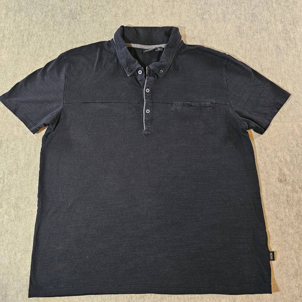 HUGO BOSS BLACK POLO REGULAR FIT SIZE XL